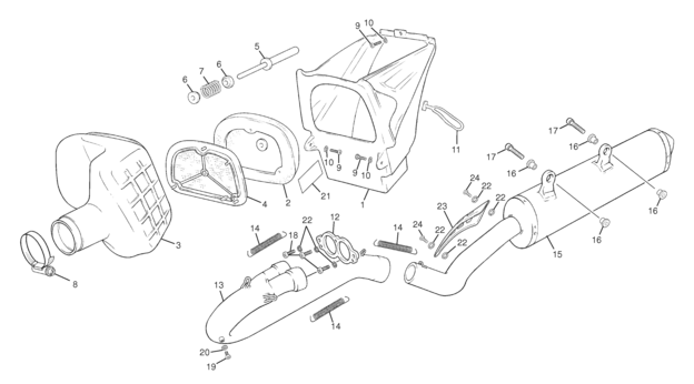 5 - AIRBOX - EXHAUST SYSTEM