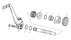 16 - KICKSTARTER ASSEMBLY