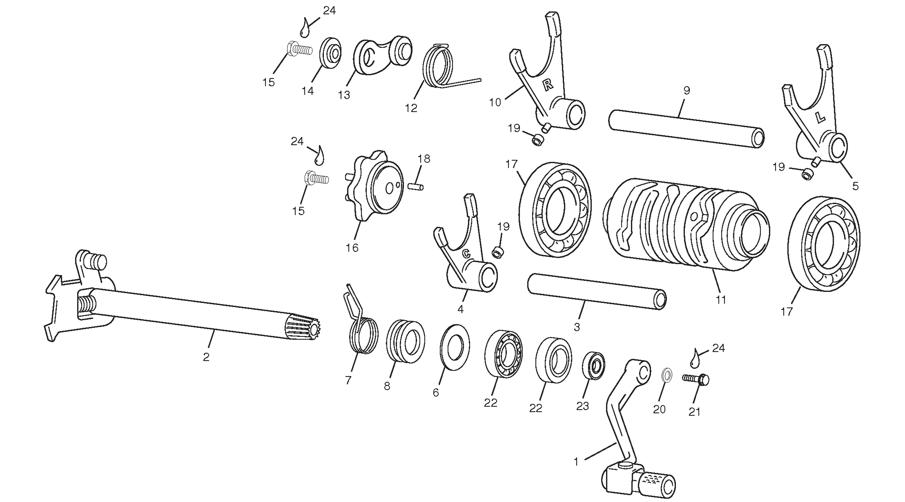 13 - GEAR SELECTOR GROUP