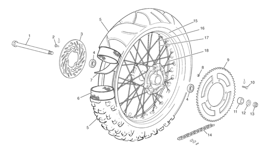 10 - REAR WHEEL