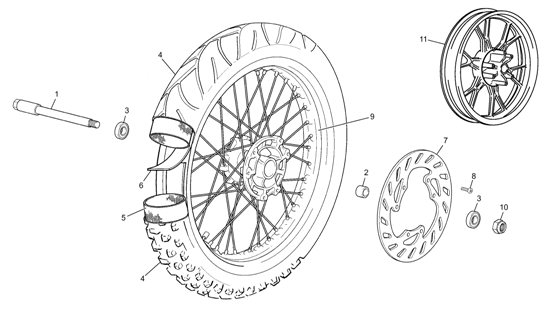 10 - FRONT WHEEL
