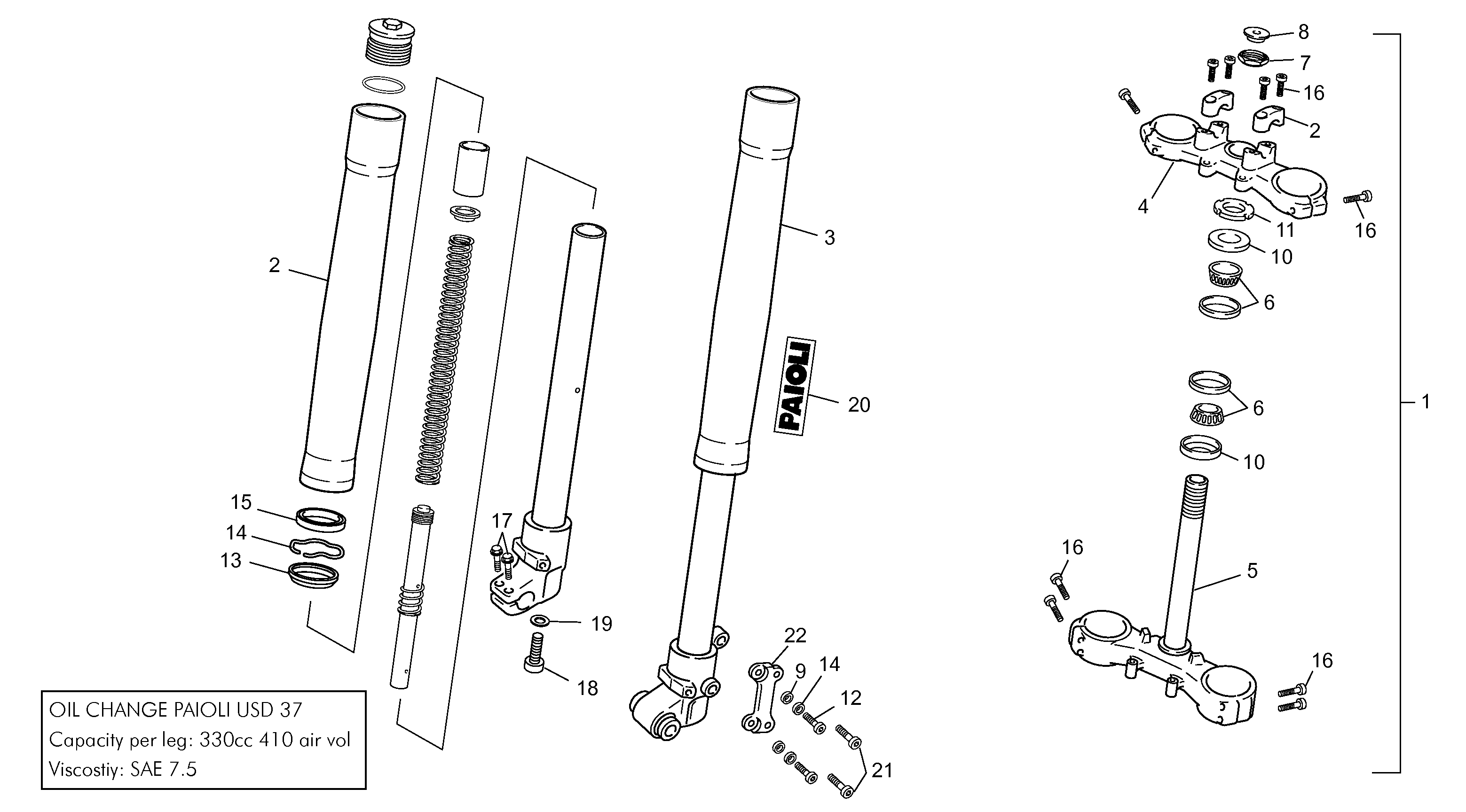3 - FORK PAIOLI USD 37