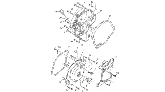 19 - LATERAL CRANKCASE