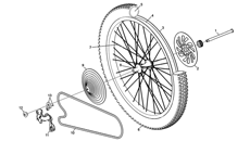 4 - REAR WHEEL - GEARS