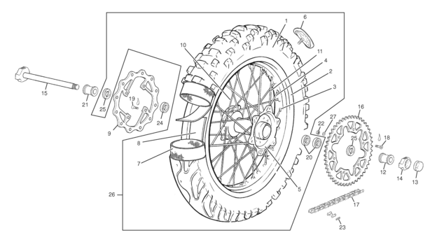 9 - REAR WHEEL