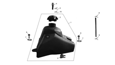16 - FUEL TANK ASSY