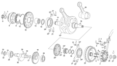 23 - CRANKSHAFT ASSEMBLY FROM FRAME #000133