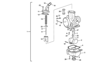 18 - CARBURETOR  KEIHIN PWK 36