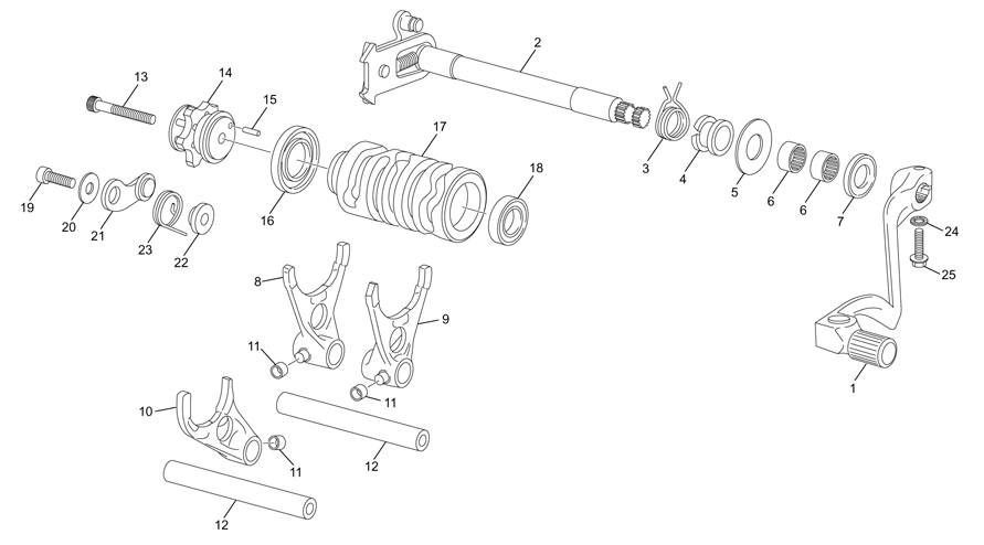 17 - GEAR SELECTOR GROUP