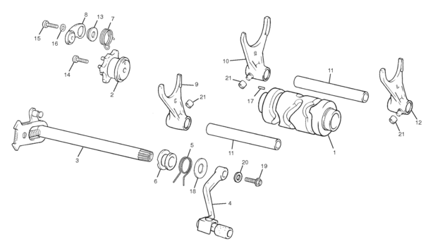 14 - GEAR SELECTOR GROUP