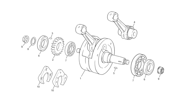 16 - CRANKSHAFT ASSY