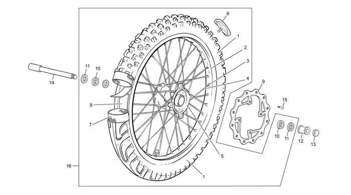 10 - FRONT WHEEL