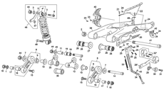 3 - REAR SHOCK - SWINGARM
