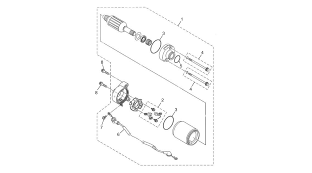23 - STARTER MOTOR