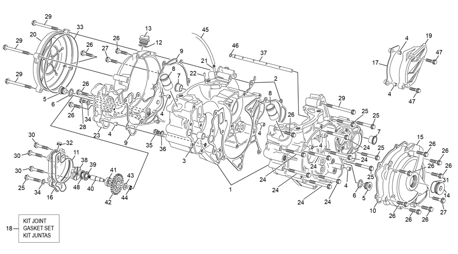 CRANKCASE ASSEMBLY