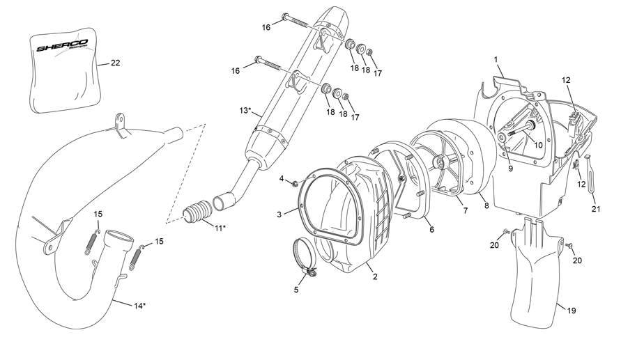 AIRBOX - EXHAUST SYSTEM
