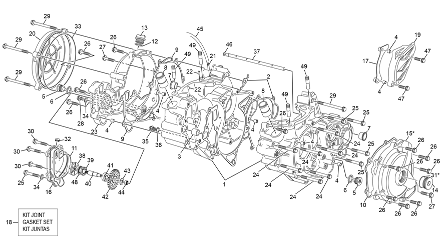 CRANKCASE ASSEMBLY