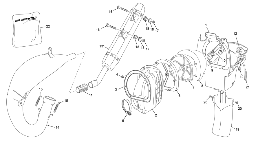 AIRBOX - EXHAUST SYSTEM