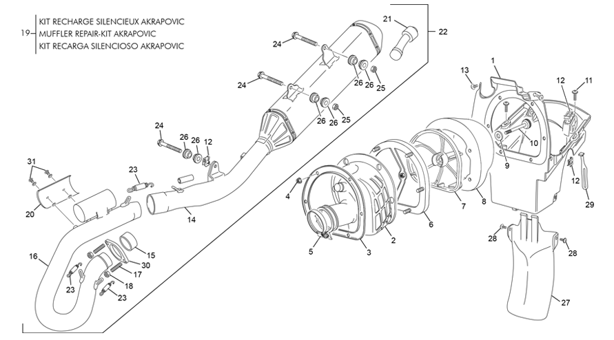 AIRBOX - EXHAUST SYSTEM