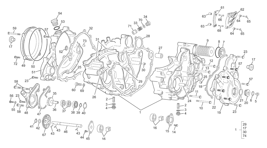 CRANKCASE ASSEMBLY