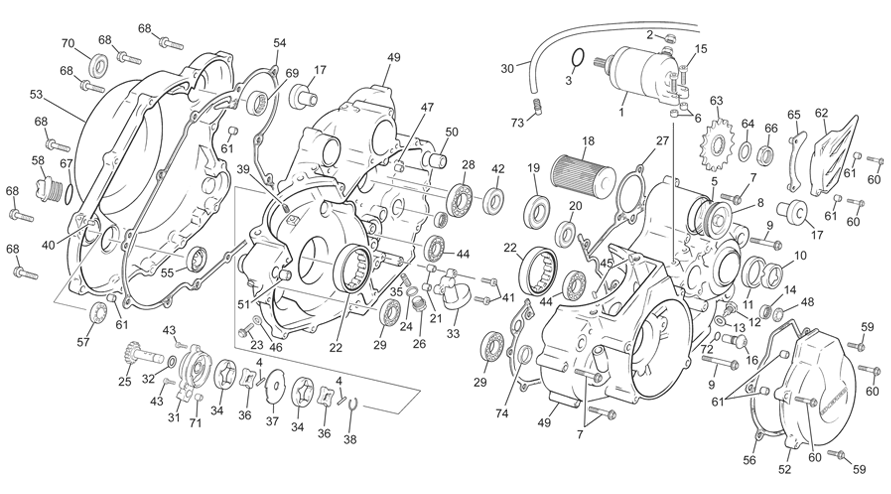 CRANKCASE ASSEMBLY