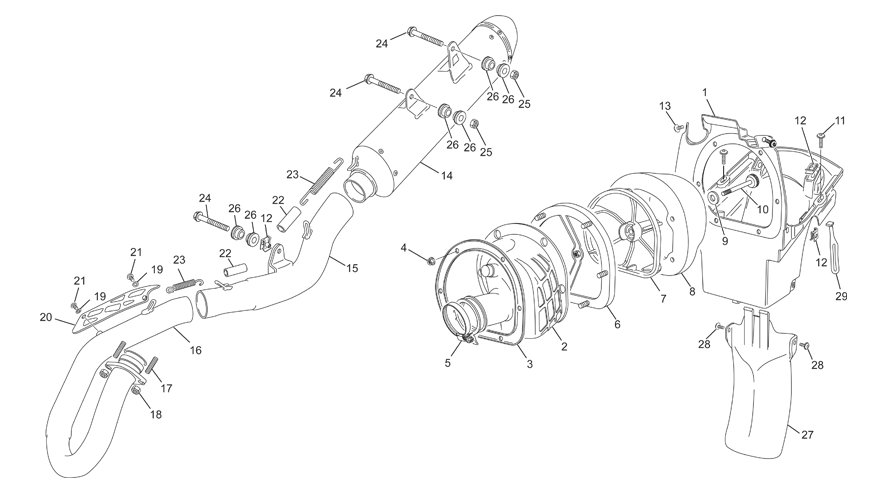 AIRBOX - EXHAUST SYSTEM