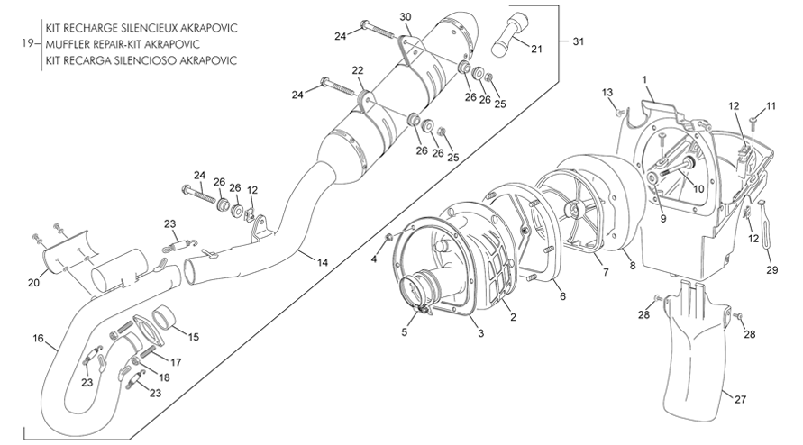 AIRBOX - EXHAUST SYSTEM