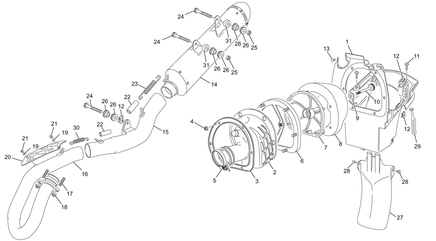AIRBOX - EXHAUST SYSTEM