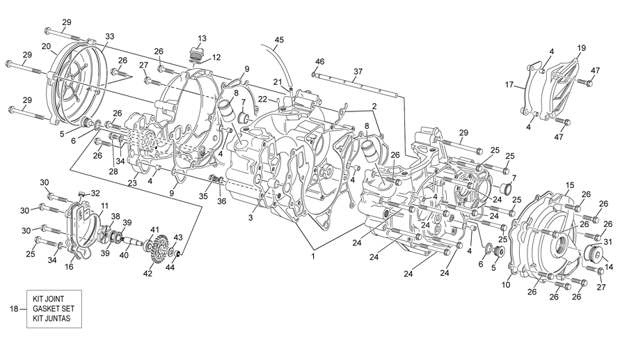 CRANKCASE ASSEMBLY