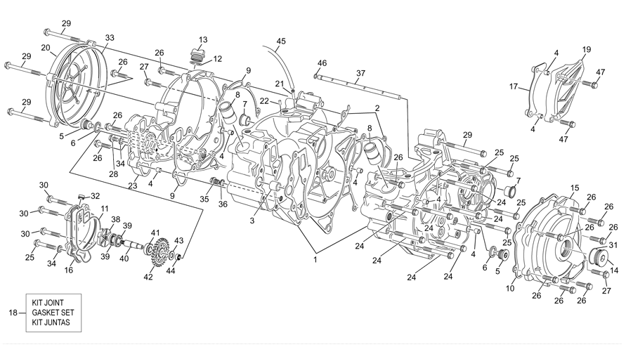 CRANKCASE ASSEMBLY