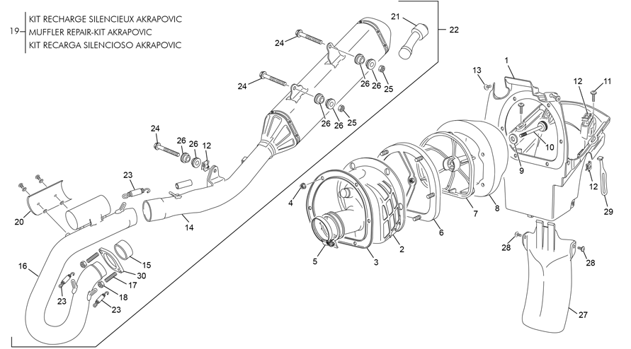 AIRBOX - EXHAUST SYSTEM