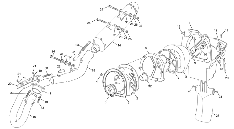 AIRBOX - EXHAUST SYSTEM