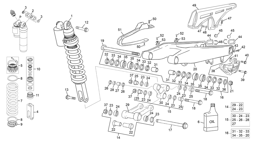 REAR SHOCK - SWINGARM (V2)