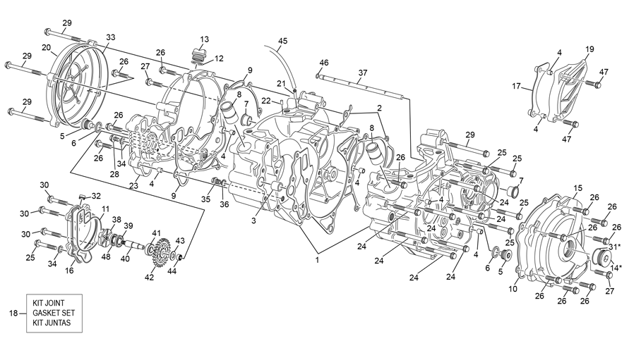 CRANKCASE ASSEMBLY