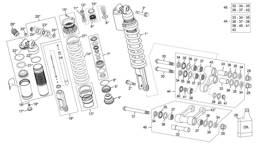 REAR SHOCK 46 EVO