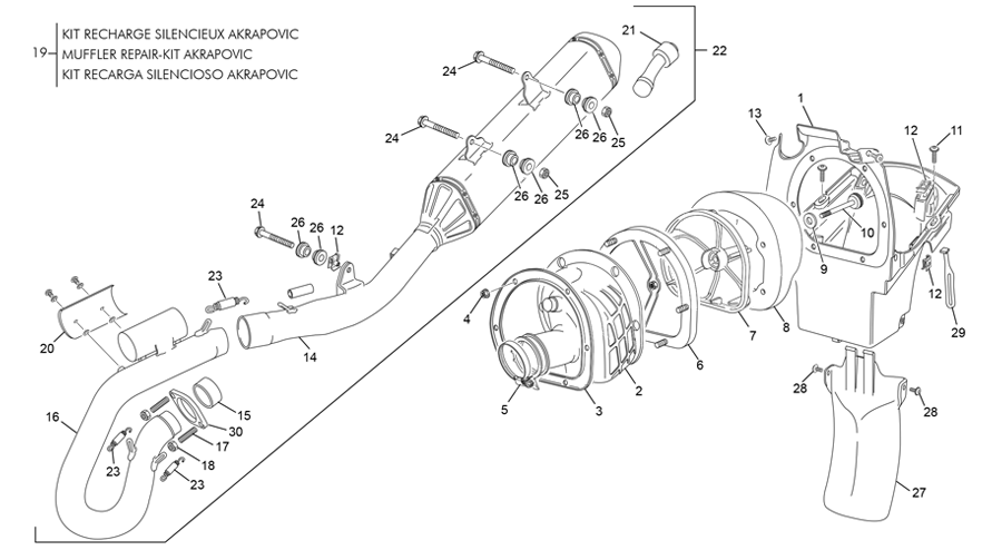 AIRBOX - EXHAUST SYSTEM
