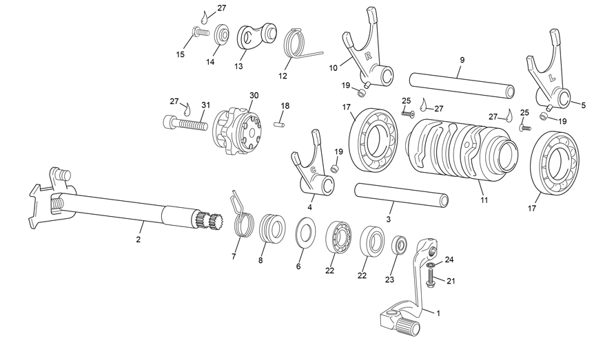 GEAR SELECTOR GROUP
