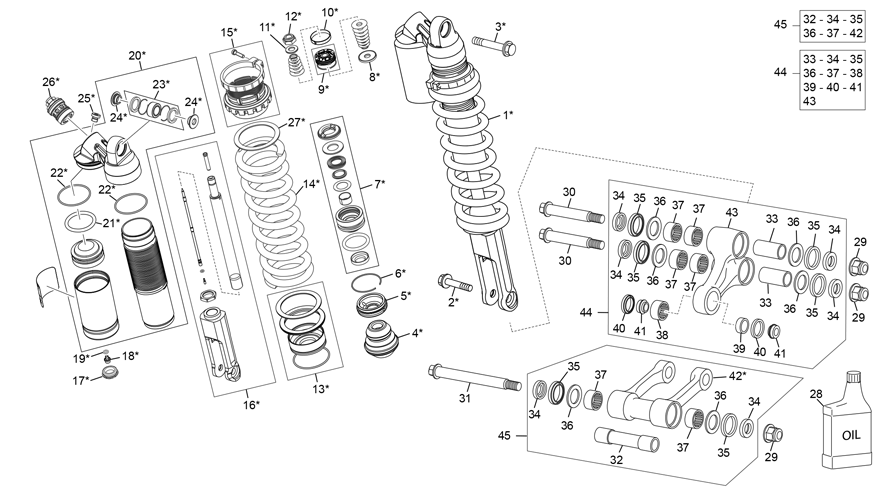 REAR SHOCK 46 EVO