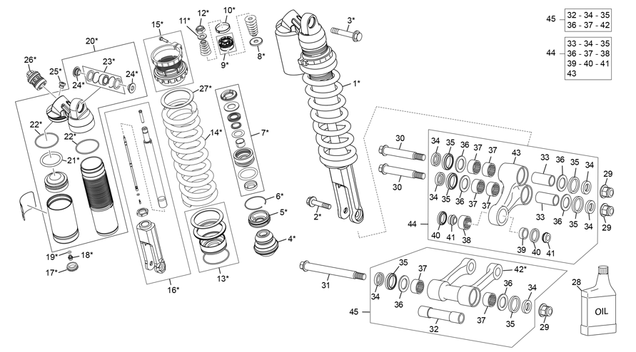 REAR SHOCK 46 EVO