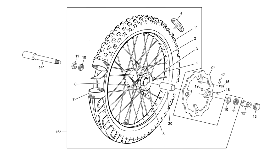 FRONT WHEEL