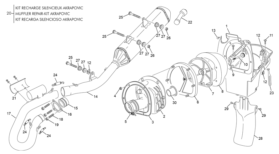 AIRBOX - EXHAUST SYSTEM