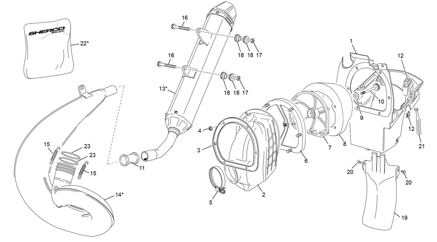 AIRBOX - EXHAUST SYSTEM