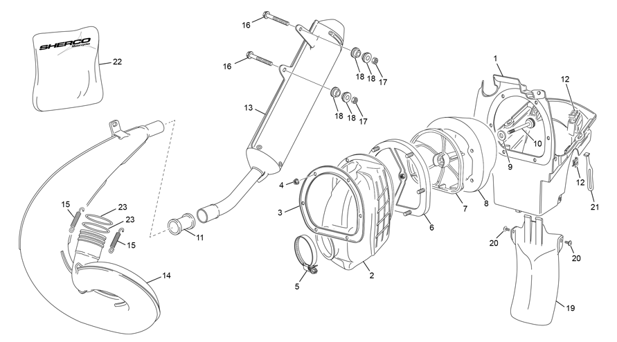 AIRBOX - EXHAUST SYSTEM