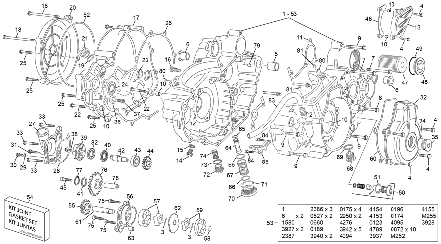 CRANKCASE ASSEMBLY
