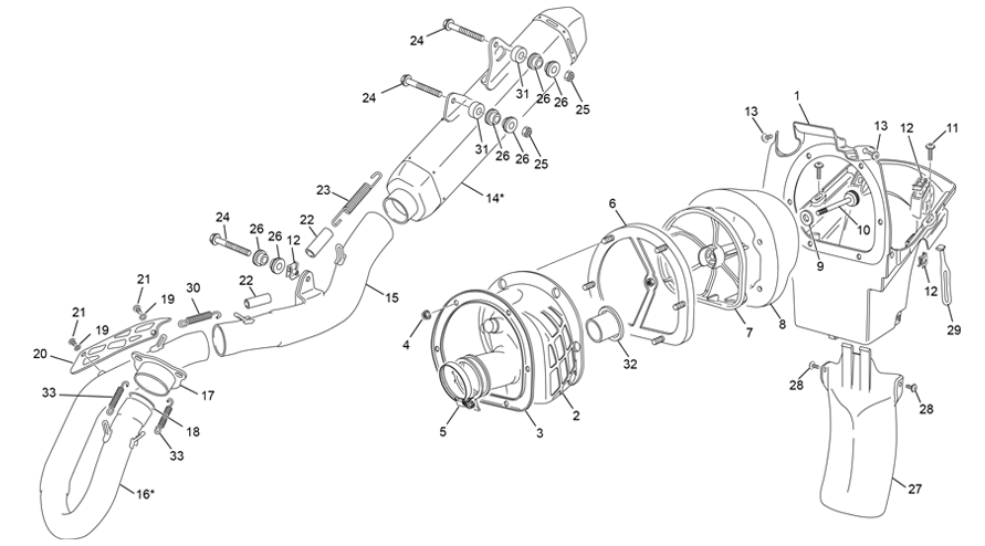 AIRBOX - EXHAUST SYSTEM