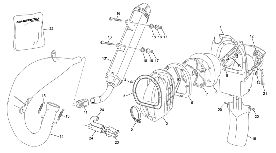 AIRBOX - EXHAUST SYSTEM