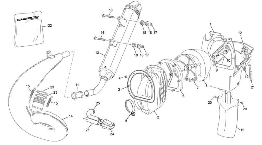 AIRBOX - EXHAUST SYSTEM