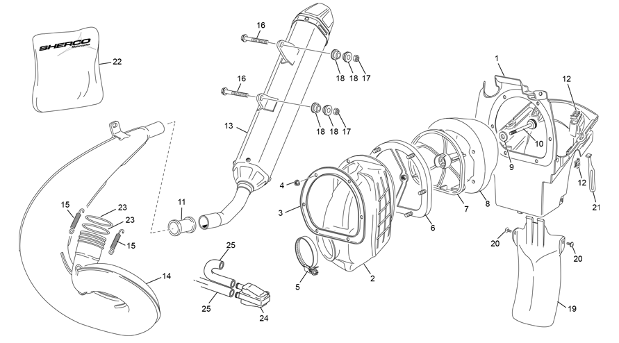 AIRBOX - EXHAUST SYSTEM