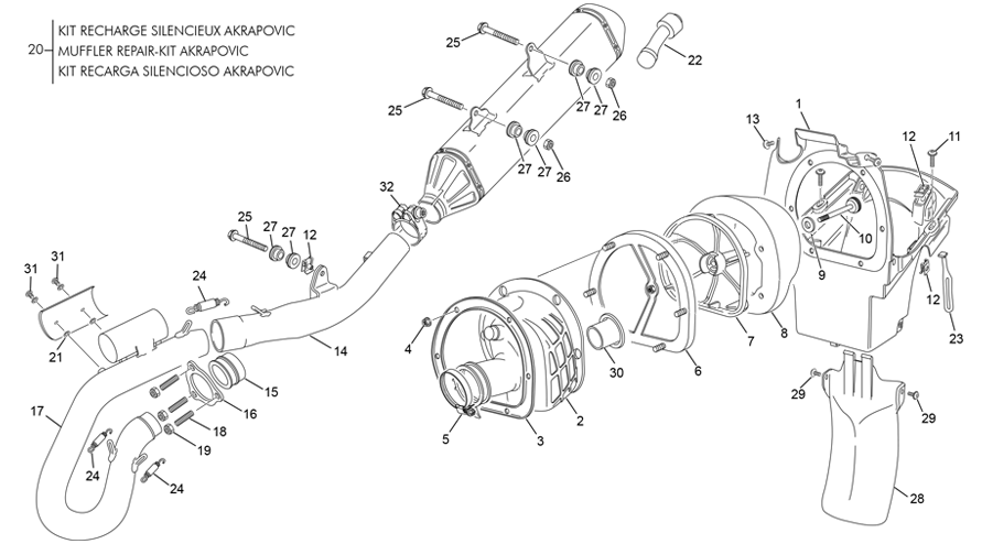 AIRBOX - EXHAUST SYSTEM