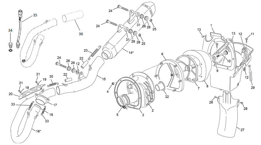 AIRBOX - EXHAUST SYSTEM